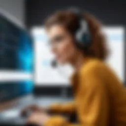 User engaging with Wix Help Chat interface