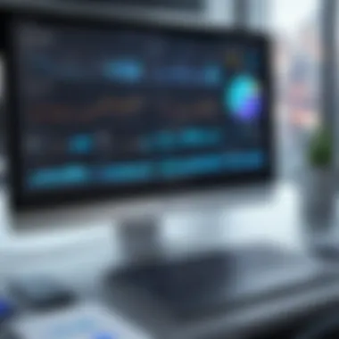 Dashboard Metrics for Software Trials A digital dashboard showcasing software trial metrics