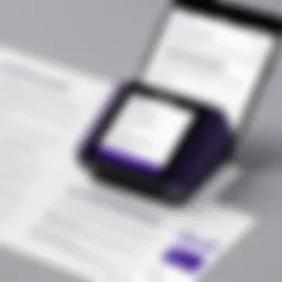 User interface of the FedEx Print App showcasing printing options