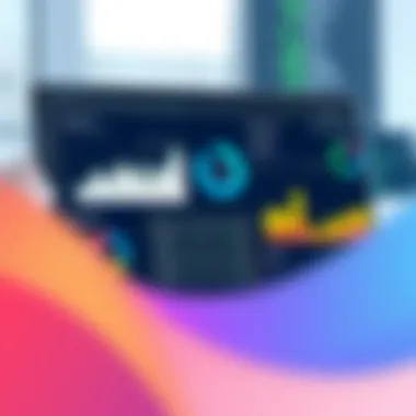 Financial management dashboard showcasing QuickBooks integration