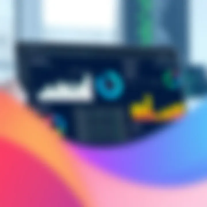 Financial management dashboard showcasing QuickBooks integration