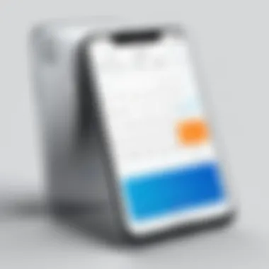 Calendar App Interface Features Illustration of a calendar app interface showcasing scheduling features