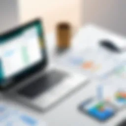 Visual representation of project management tools comparison