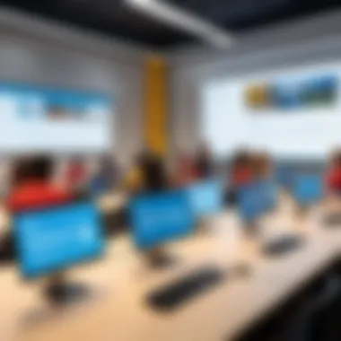 Educators using LanSchool in the classroom
