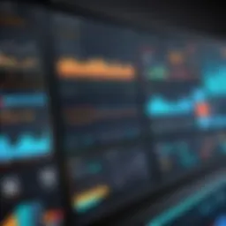 An intricate dashboard showcasing ticketing system analytics