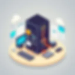 High-performance dedicated server architecture