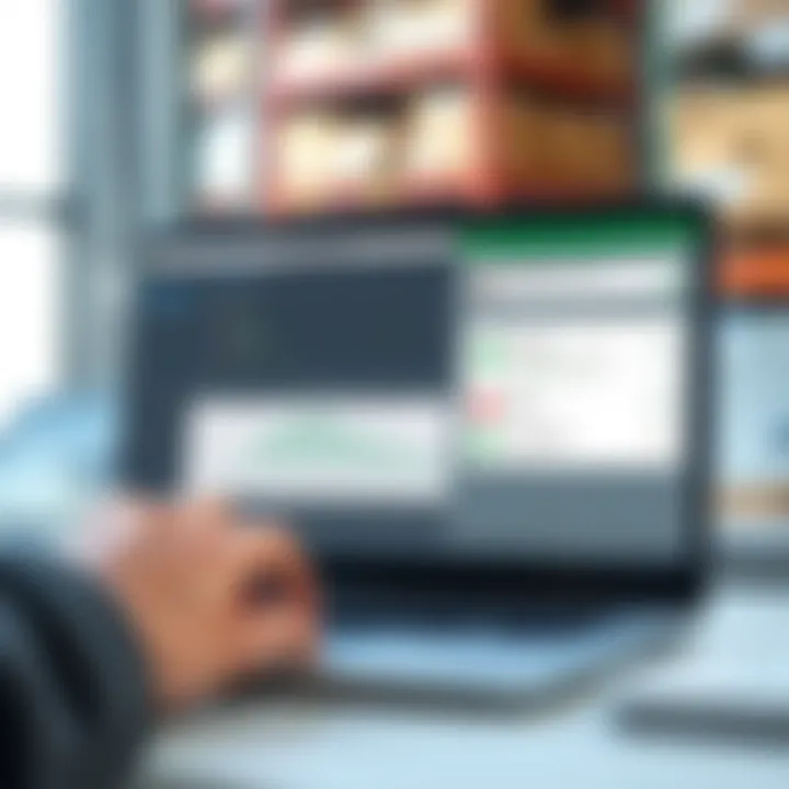 User interface showing inventory tracking features in QuickBooks Online