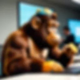 A nonprofit team brainstorming marketing strategies using Mailchimp