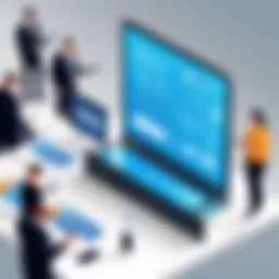 Visual representation of mobile sales enablement tools