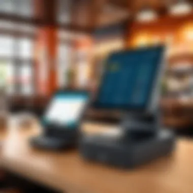 Key Features of POS Systems A diagram illustrating key features of restaurant POS systems