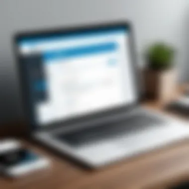 LinkedIn Page Builder Interface An overview of the LinkedIn Page Builder interface showcasing various customization features.