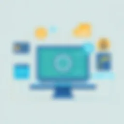 Visual representation of recurring membership software functionality