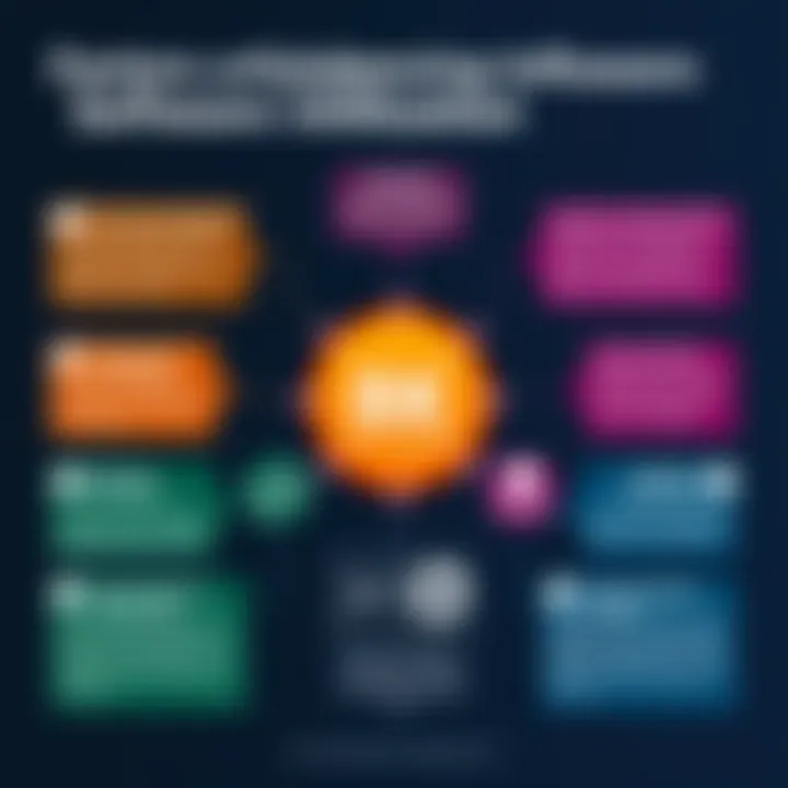 Factors Influencing Software Utilization Chart showing factors for effective software utilization