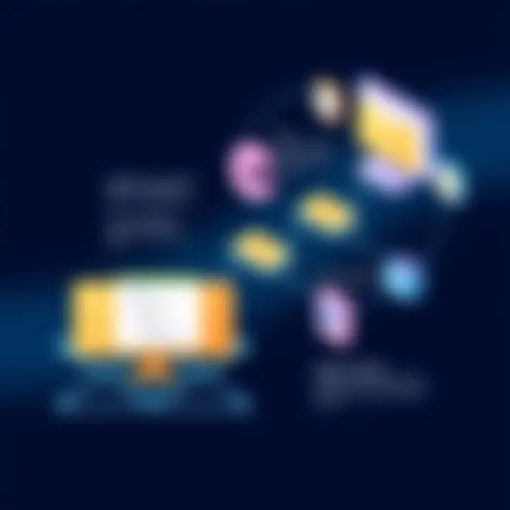 Diagram showcasing integration capabilities of Notion