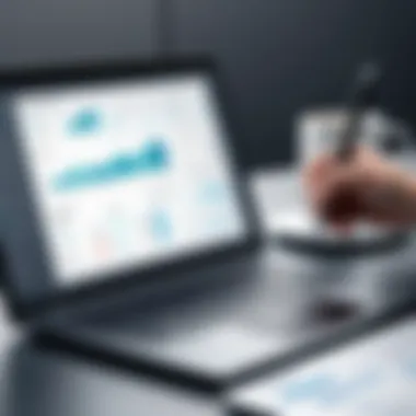 Intuitive User Interface of Leading Accounting Software User interface showcasing seamless navigation in accounting software