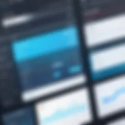 Modern scheduling software dashboard