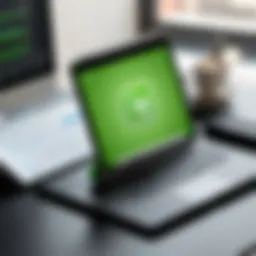 Illustration depicting the interface of Evernote's time tracking feature