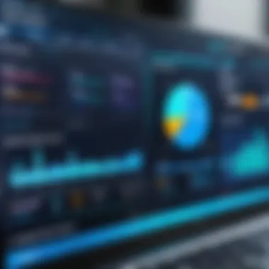 Dashboard displaying key metrics for patient scheduling