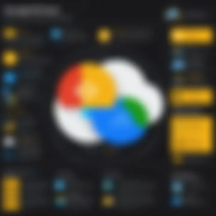 An infographic illustrating the benefits of using Power BI with Google Cloud Platform.