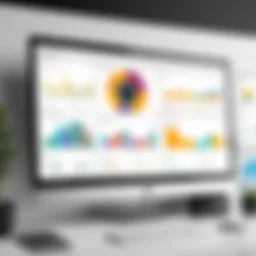 Dashboard showcasing task management metrics