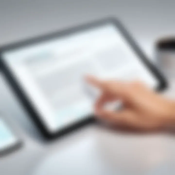 Secure digital signature on a tablet