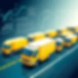 A fleet of vehicles efficiently managed with software