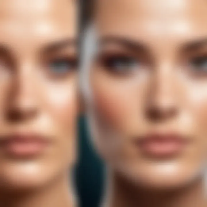 Detailed view of skin smoothing and enhancement tools in Portrait Pro