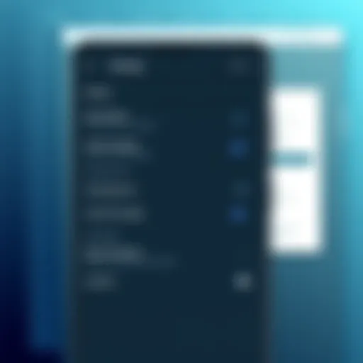 A well-organized Android settings menu showing backup options