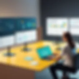 Visual representation of employee engagement