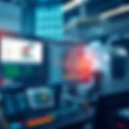 A cutting-edge machine design software interface showcasing advanced features