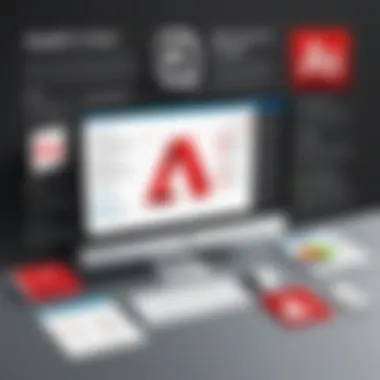 Infographic displaying the benefits of using Adobe Acrobat and Adobe Sign together