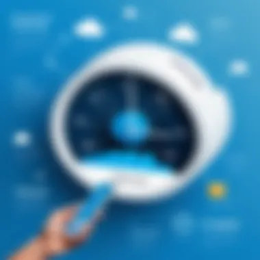 Key Features of Cloud Time Tracking Tools Infographic showcasing key features of cloud time tracking tools