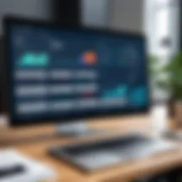A vibrant dashboard showcasing an internal blog platform interface