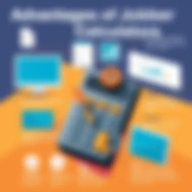 Advantages of Jobber Calculators An infographic highlighting the advantages of using jobber calculators in various industries.