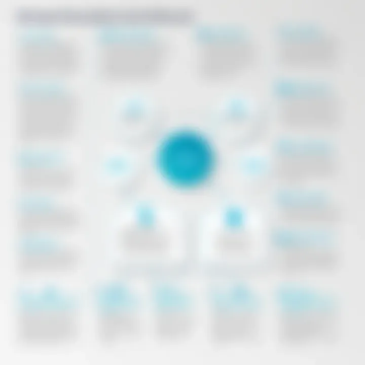 Flowchart illustrating the features of mortgage database software