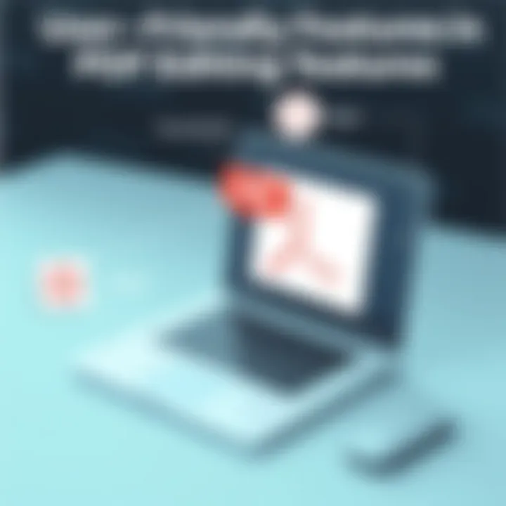 User-Friendly Features in PDF Editing Tools User-friendly features of a popular PDF editing tool highlighted