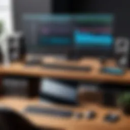Creative digital workspace for music production