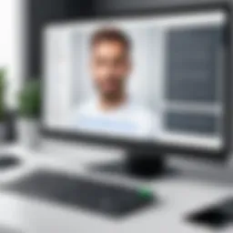 Illustration showcasing OCR technology functionality